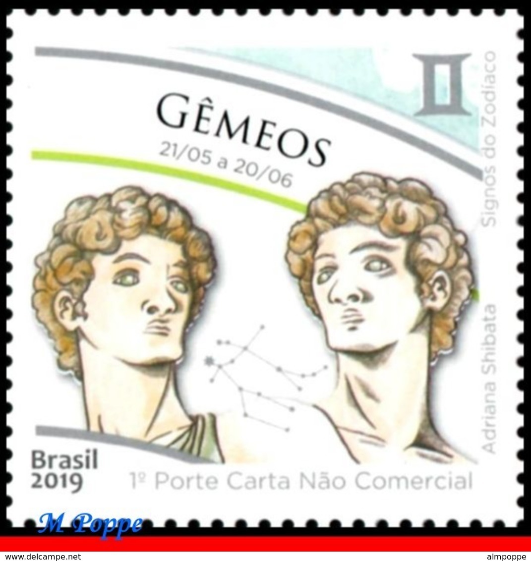 Ref. BR-SIGN BRAZIL 2019 2020 ASTROLOGY, ZODIAC SIGNS, ARIES ...SAGITTARIUS CAPRICORN AQUARIUS, MNH 11V - Nuovi