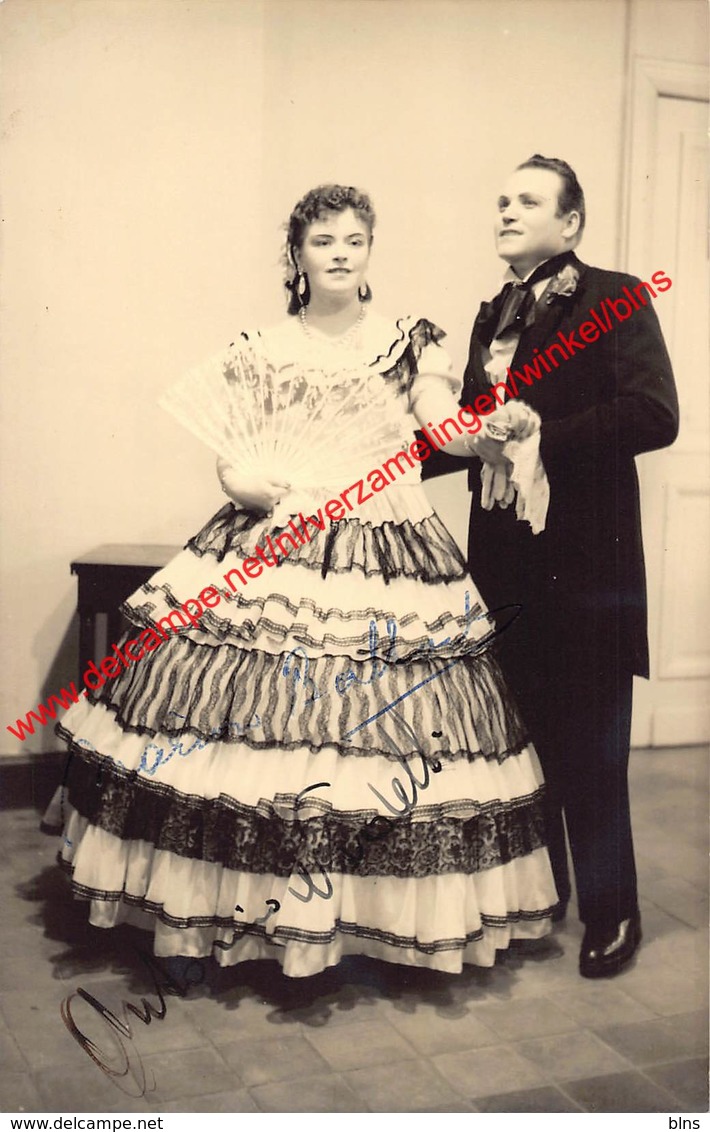 Mariane Balhant & Antonio Nardelli 1955 - Opera La Traviata - Photo 9x14cm Gehandtekend/signed - Photos