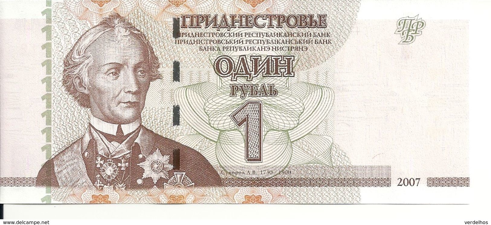 TRANSNISTRIE 1 RUBLEI 2007 UNC P 42 - Moldavie