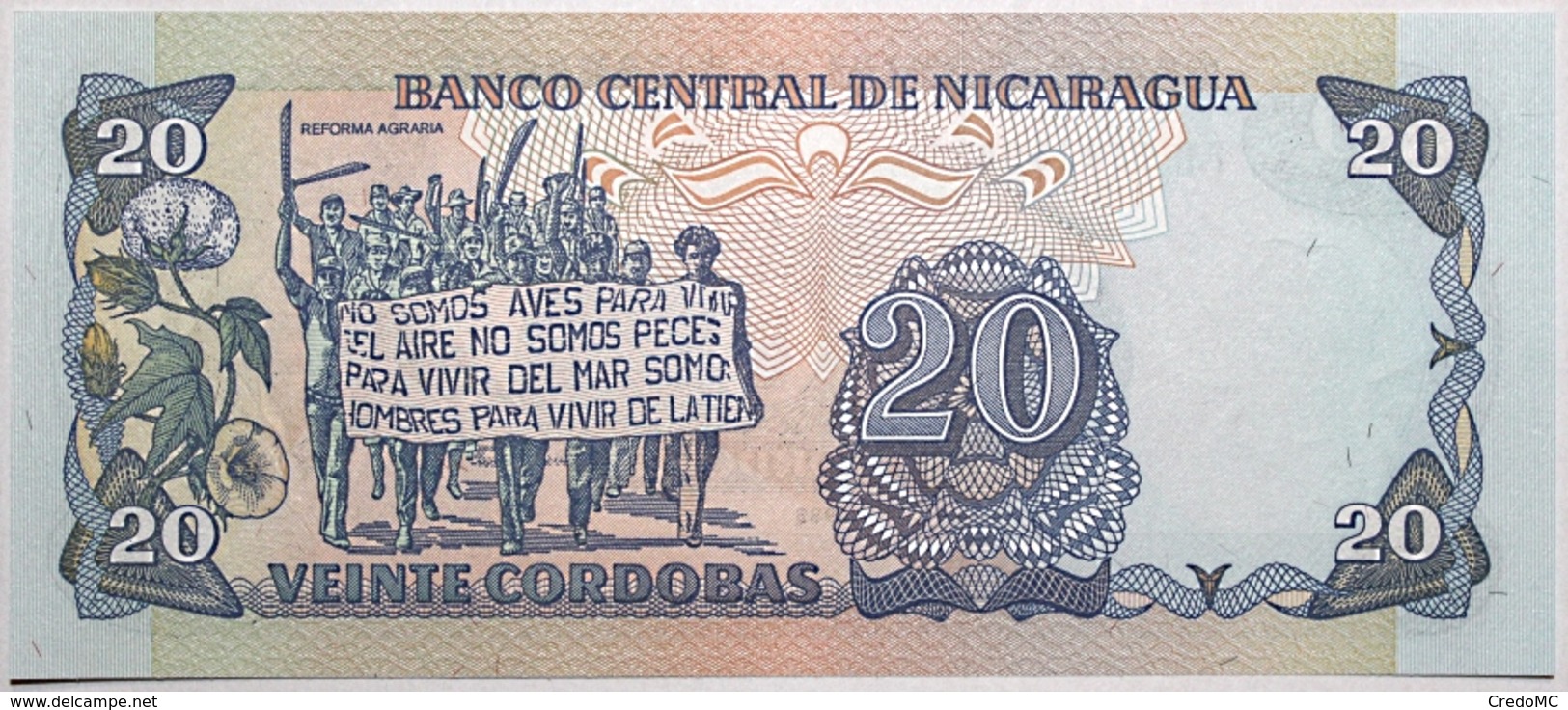 Nicaragua - 20 Cordobas - 1985 - PICK 152a - NEUF - Nicaragua