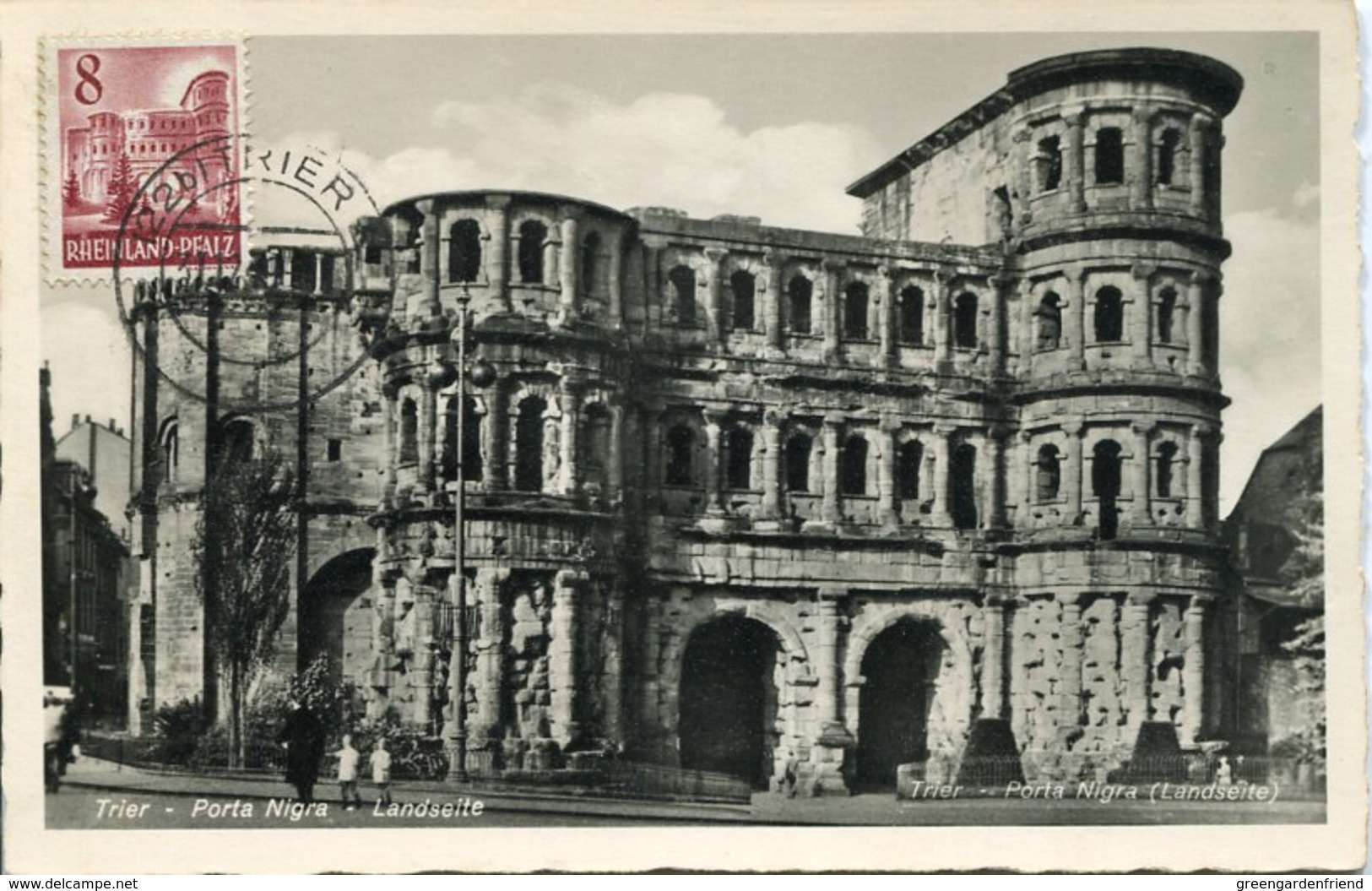 49337 Germany (rheinland Pfalz) Maximum 31.12.1949  The Porta Nigra Of Trier, Roman Monument, Architecture, Mi-36 - Altri & Non Classificati