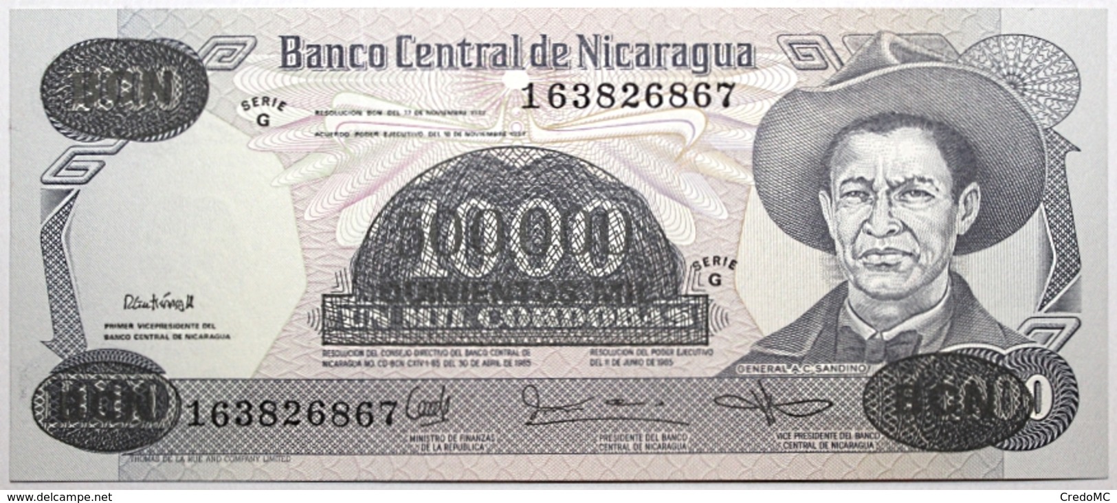 Nicaragua - 500000 Cordobas - 1987 - PICK 150 - NEUF - Nicaragua