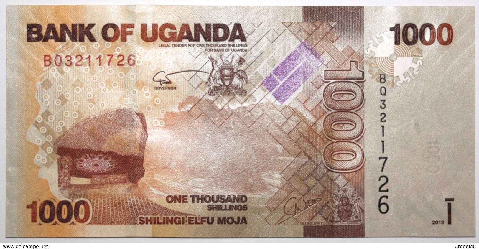 Ouganda - 1000 Shillings - 2013 - PICK 49b - NEUF - Ouganda