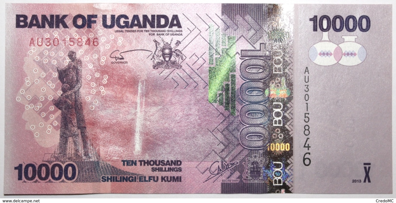 Ouganda - 10000 Shillings - 2013 - PICK 52c - NEUF - Uganda