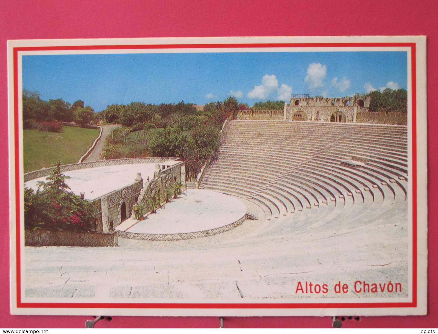 République Dominicaine - Anfiteatro Altos De Chavón - La Romana - Scans Recto Verso - Dominikanische Rep.