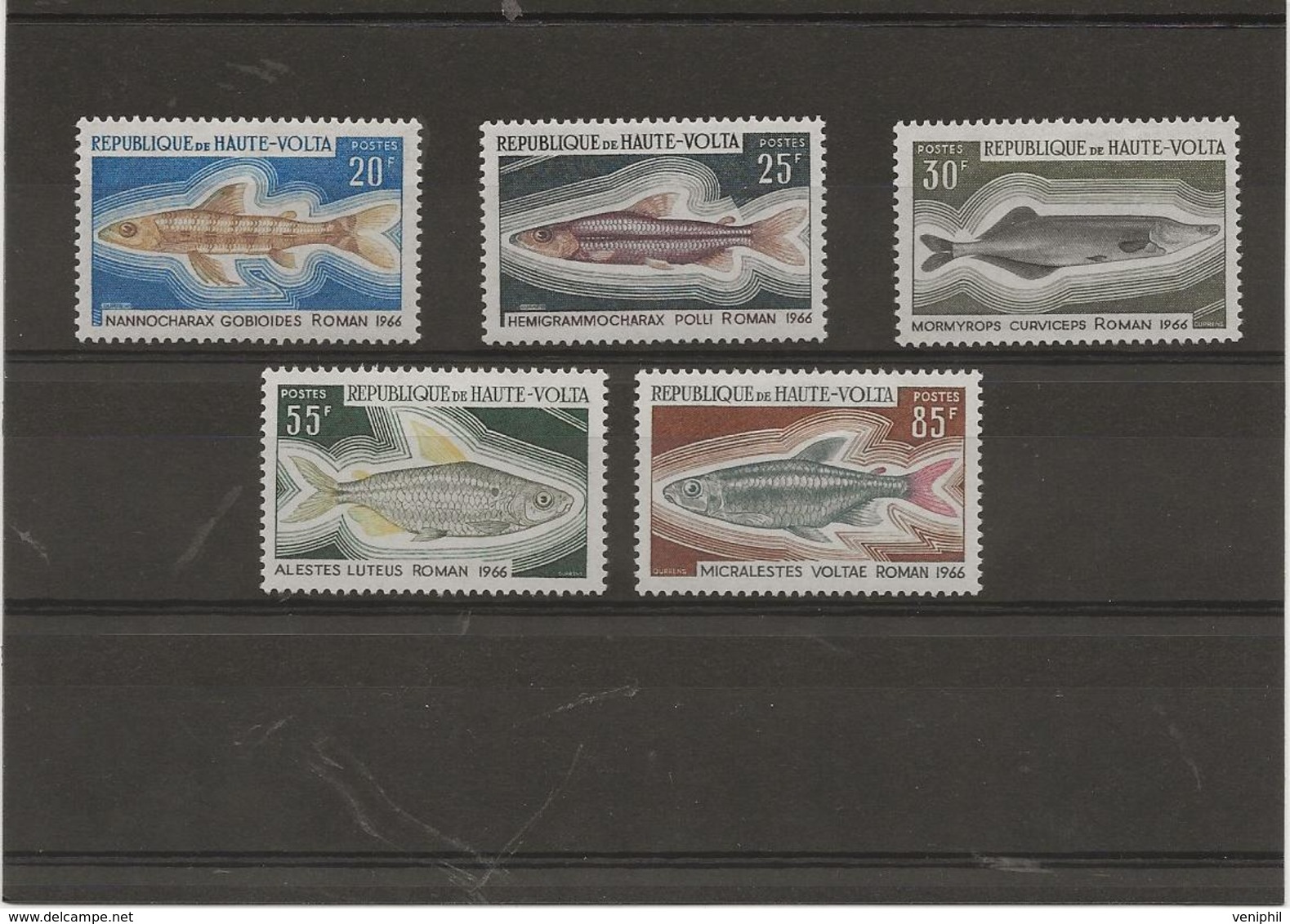 HAUTE - VOLTA -  N° 198 A 201 - POISSONS -NEUF CHARNIERE- ANNEE 1969 - Upper Volta (1958-1984)