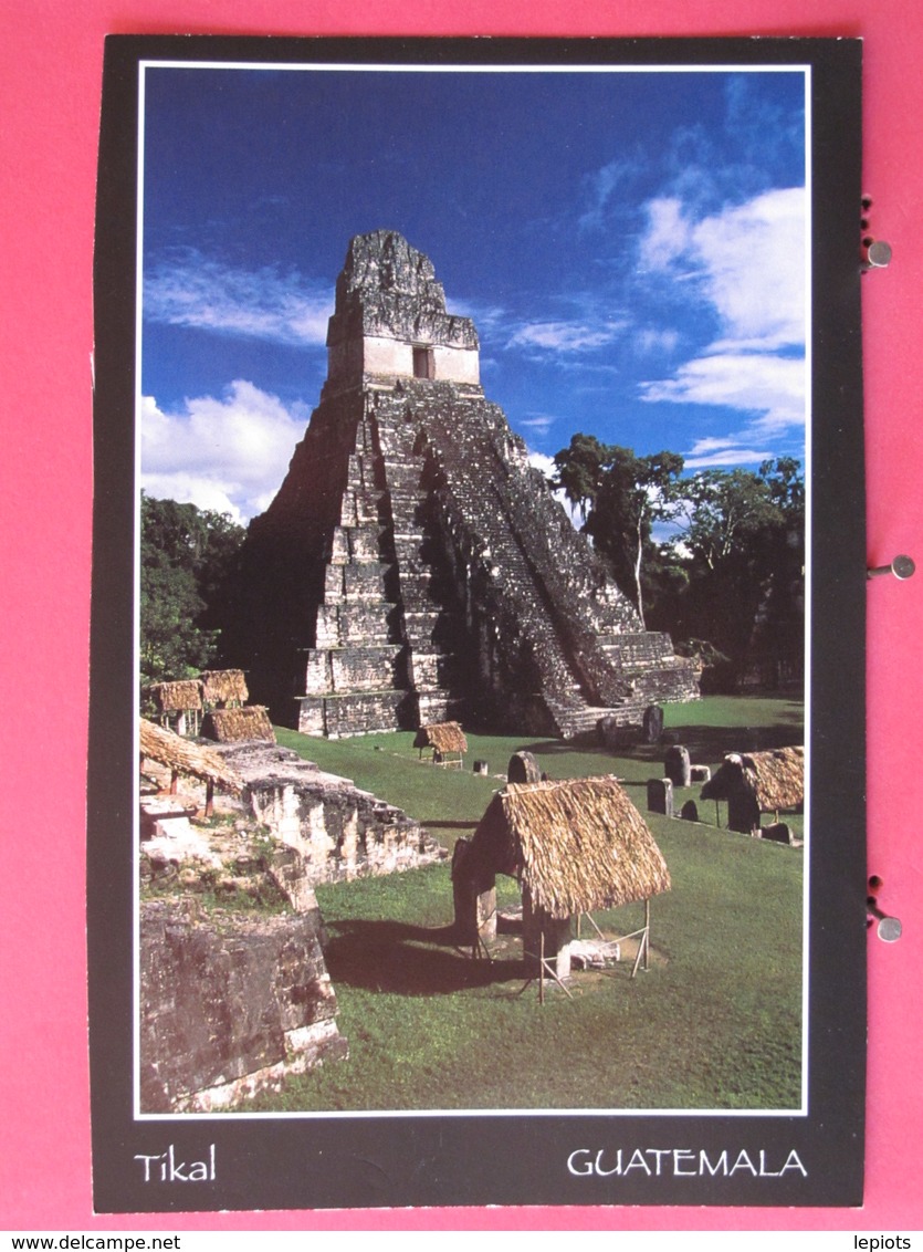 Visuel Pas Très Courant - Guatemala - Tikal - El Templo Del Gran Jaguar - Scans Recto Verso - Guatemala