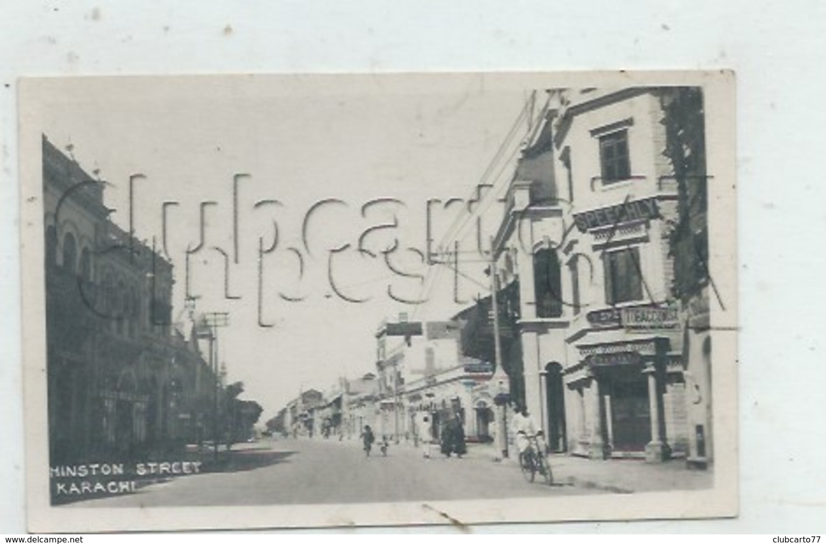 Karachi (Pakistan) : Hinston Street En 1945 (animé)  PF. - Pakistan