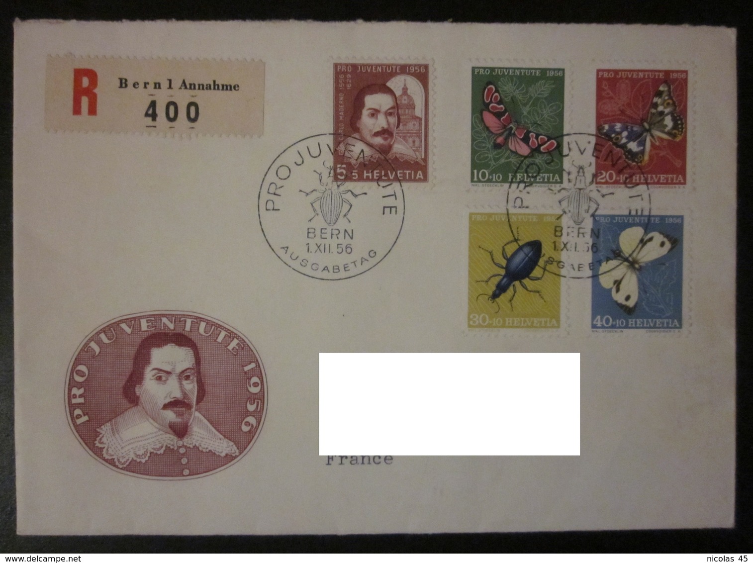 Suisse - FDC - 1956 - FDC