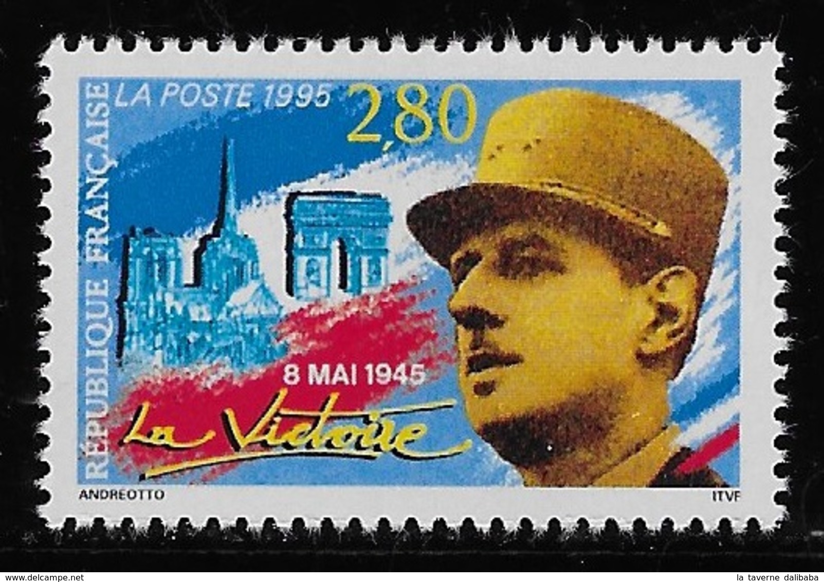 N° 2944 8 MAI 1945 LA VICTOIRE NEUF ** TTB COTE 1,50 € - Neufs