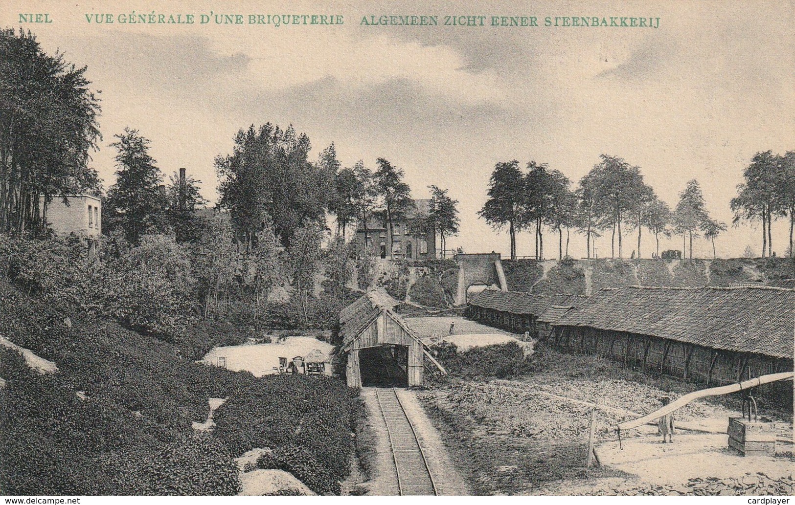 NIEL - Steenbakkerij / Briqueterie - Algemeen Zicht - Uitg. W.V.S. Bruxelles - Rond 1909 - Niel