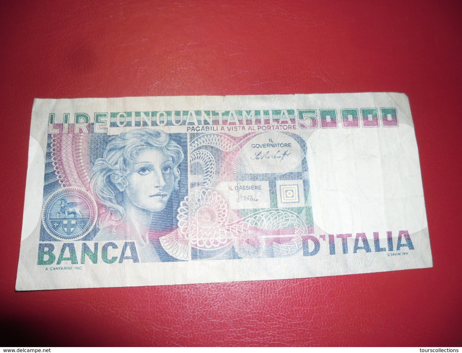 BILLET ITALIE 50 000 LIRE 12 - 06 - 1978  R3 ! Baffi / Stevani - 50000 Liras