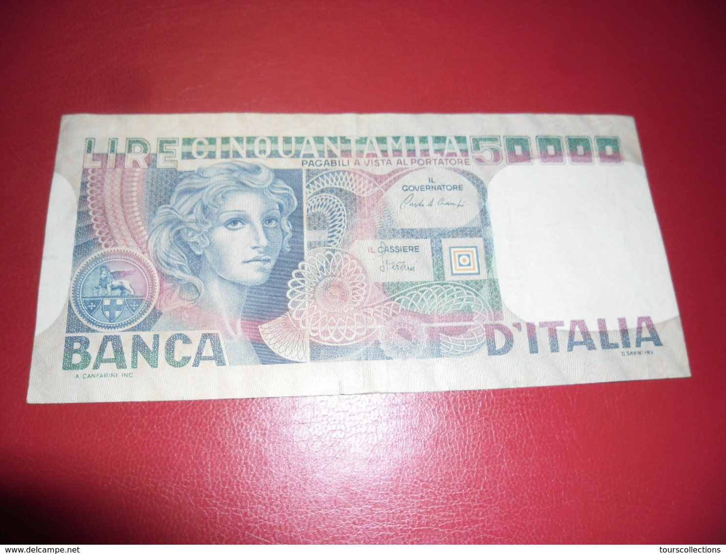 BILLET ITALIE 50 000 LIRE 11 - 04 - 1980 Ciampi / Stevani - 50.000 Lire