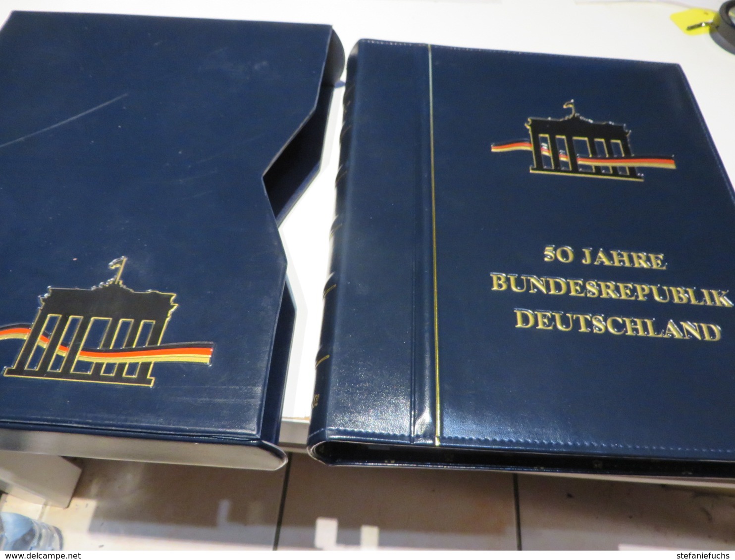 50 JAHRE BUNDERREPUBLIK DT. SONDEREDITION DER POST MIT MARKEN / BILD UND TEXR  Im  RINGBINDER - Colecciones (en álbumes)