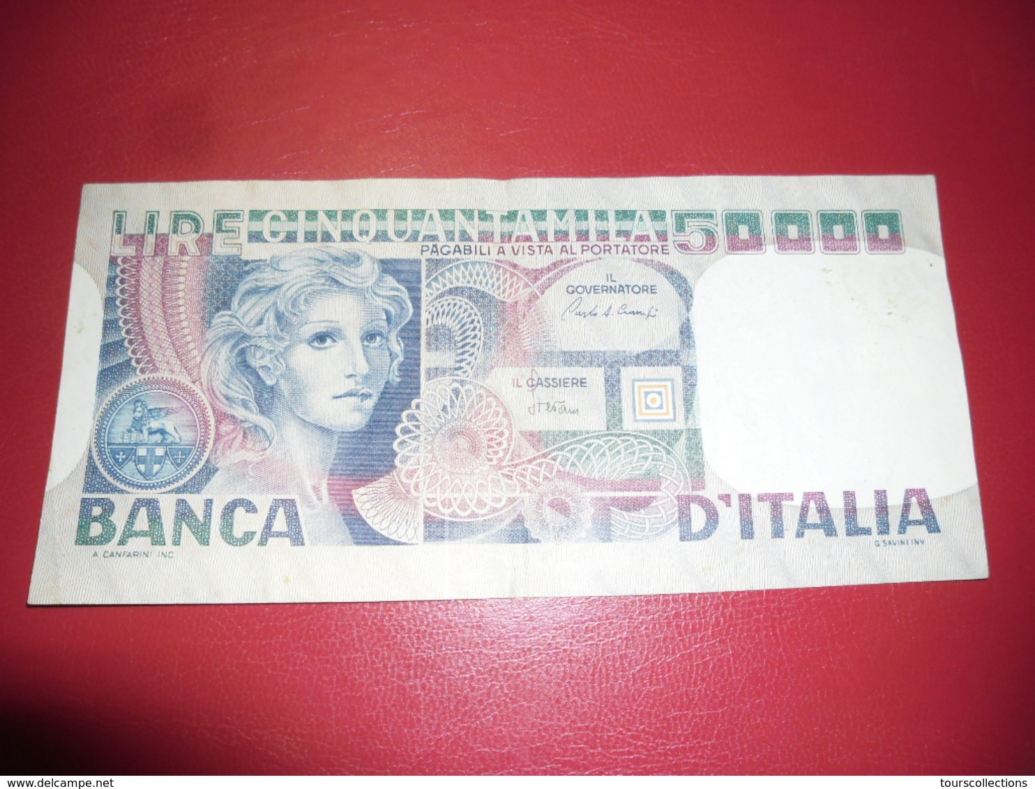 BILLET ITALIE 50 000 LIRE 11 - 04 - 1980 Ciampi / Stevani - 50000 Liras