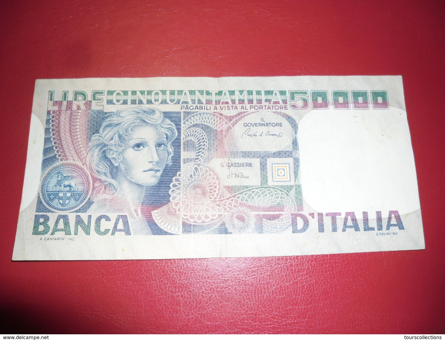 BILLET ITALIE 50 000 LIRE 11 - 04 - 1980 Ciampi / Stevani - 50.000 Lire