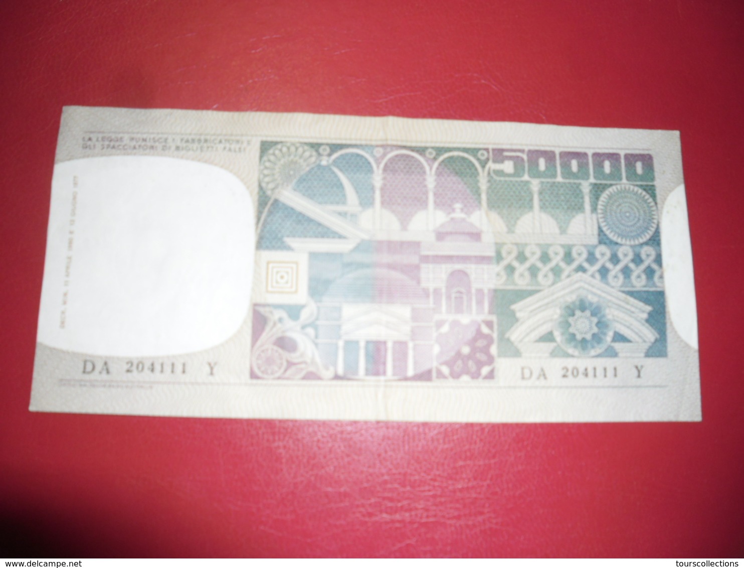 BILLET ITALIE 50 000 LIRE 11 - 04 - 1980 Ciampi / Stevani - 50000 Liras