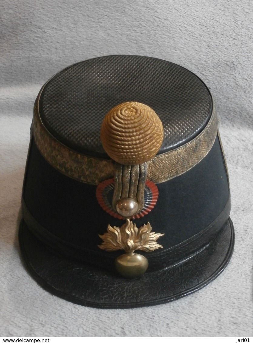 Shako D'officier D'infanterie Modèle 1872. - Casques & Coiffures