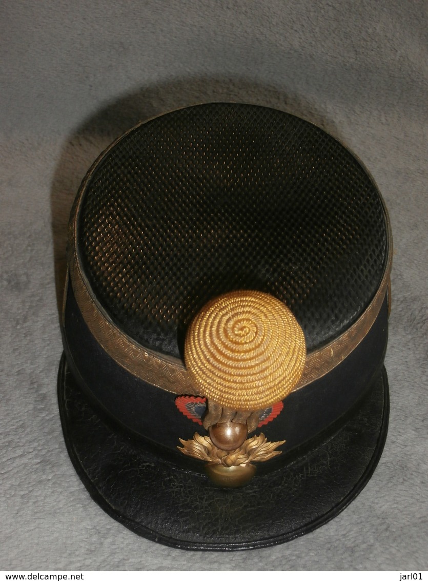 Shako D'officier D'infanterie Modèle 1872. - Casques & Coiffures