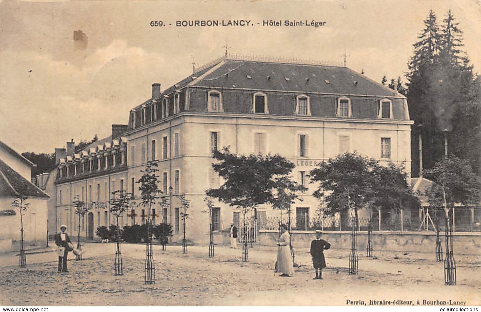 Bourbon-Lancy        71        Hôtel Saint Léger             (voir Scan) - Autres & Non Classés