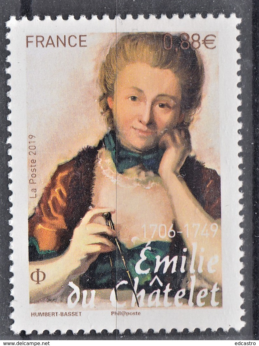 2.- FRANCE 2019 EMILIE DU CHATELET - Nuevos