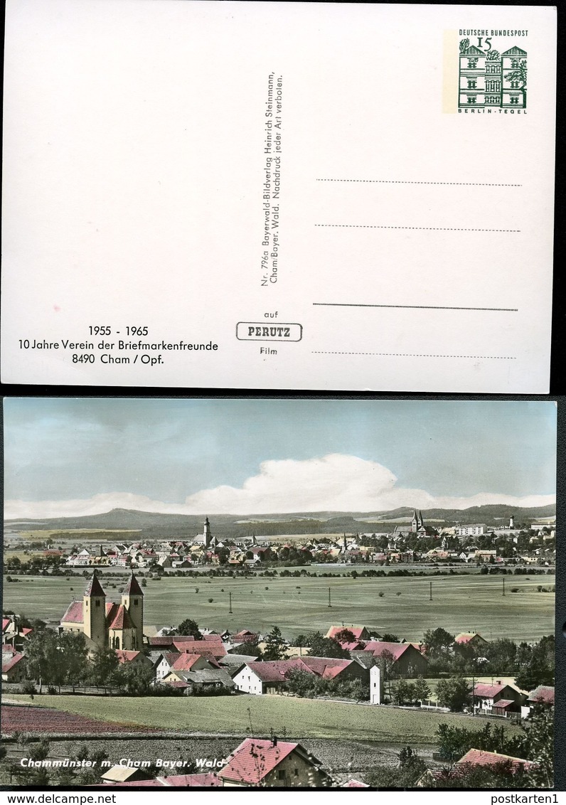 Bund PP34 C2/002 ANSICHT CHAM 1965  NGK 7,00 € - Private Postcards - Mint