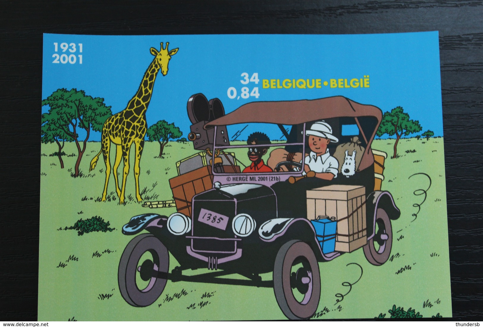 BL93 'Kuifje In Afrika - Tintin Au Congo' - Ongetand - In Perfecte Staat! - Comics