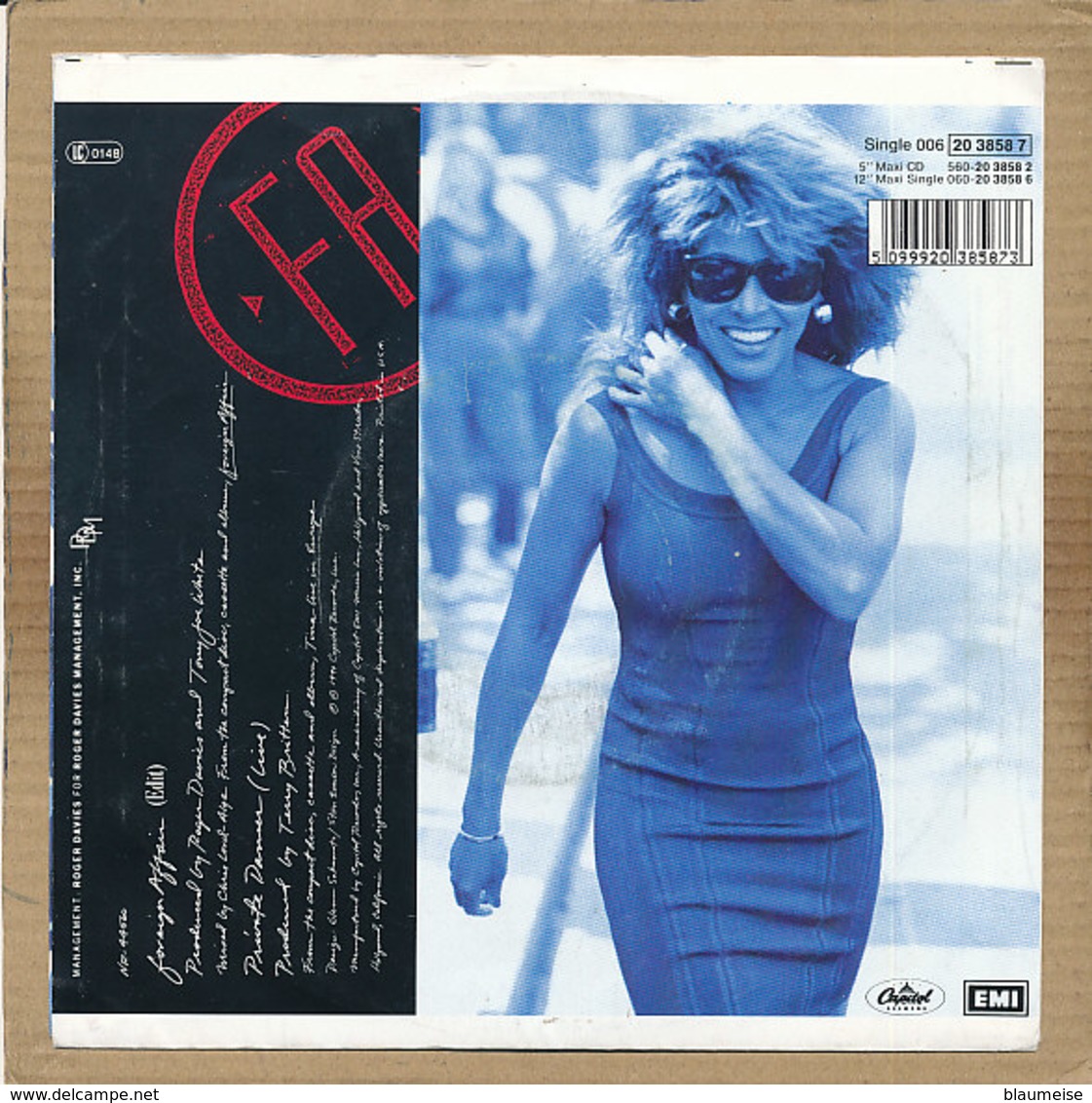 7" Single, Tina Turner - Foreign Affair / Private Dancer (Live) - Disco, Pop