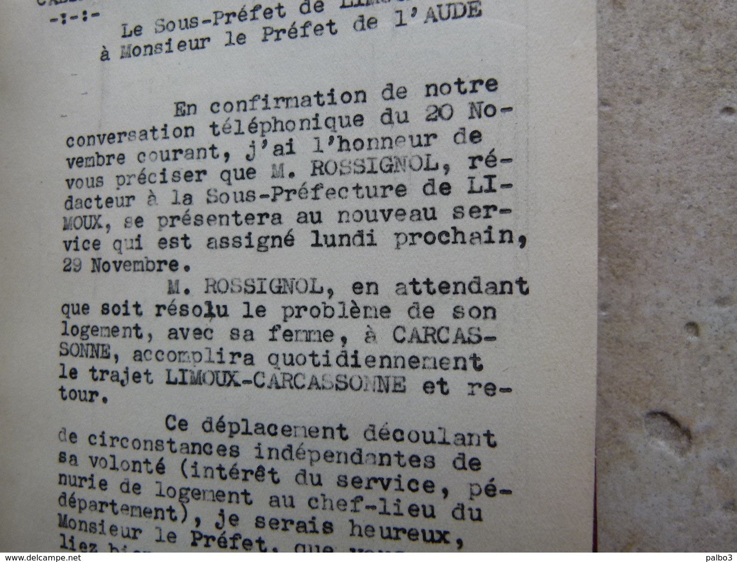 VICHY 1942 bulletin officiel du Ministere de L'Interieur