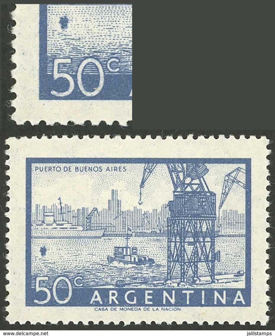 ARGENTINA: GJ.1043b, With Variety "Buoy In The Estuary", VF And Scarce!" - Ongebruikt