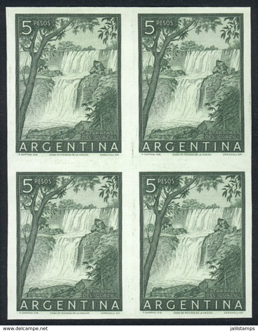 ARGENTINA: GJ.1052, Iguazú Falls, Very Rare TRIAL COLOR PROOF, VF Quality! - Ungebraucht