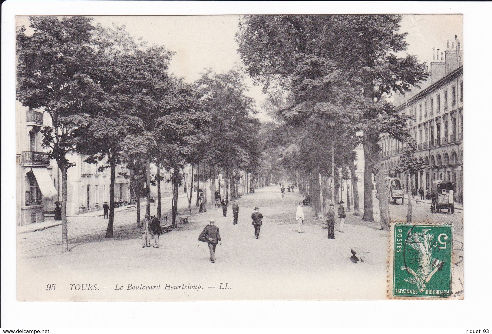 95 - TOURS - Le Boulevard Heurteloup - Tours