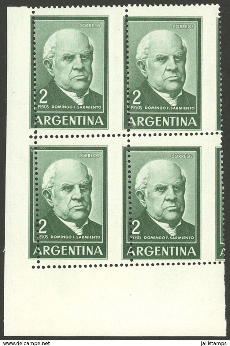 ARGENTINA: GJ.1135A, Block Of 4 With PERFORATION SHIFTED DIAGONALLY, Fantastic! - Nuevos