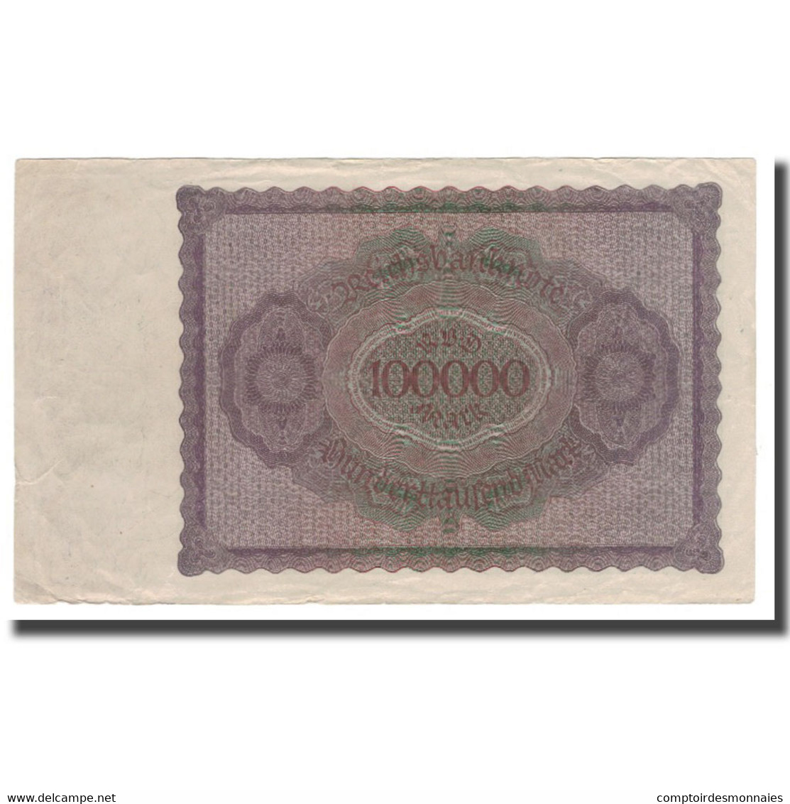 Billet, Allemagne, 100,000 Mark, 1923, 1923-02-01, KM:83b, TTB+ - 100000 Mark