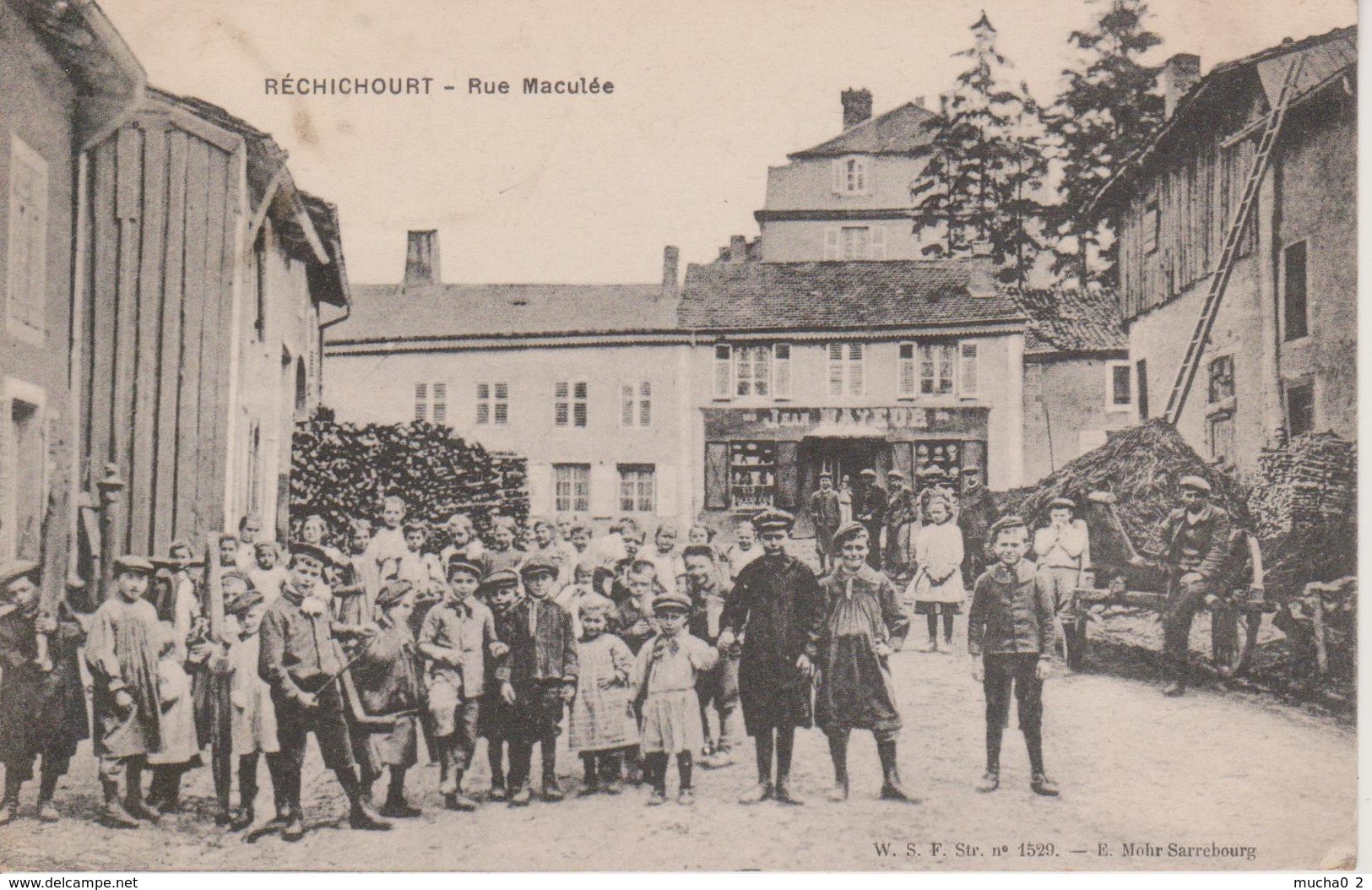 57 - RECHICOURT LE CHATEAU - RUE MACULEE - Rechicourt Le Chateau