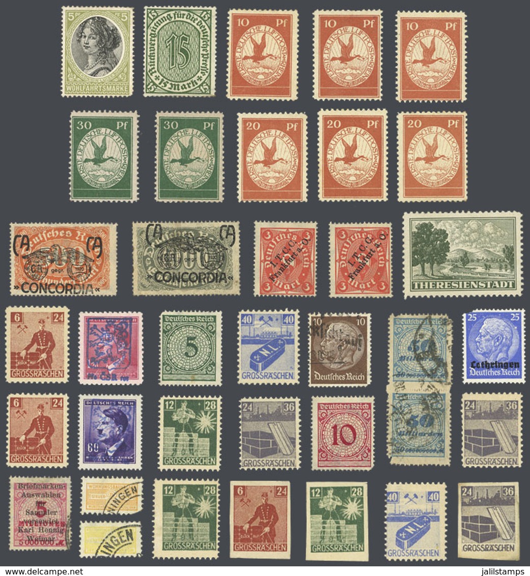 GERMANY: Small Group Of Interesting Stamps, One May Have Minor Faults, Most Of Fine To Very Fine Quality! - Other & Unclassified