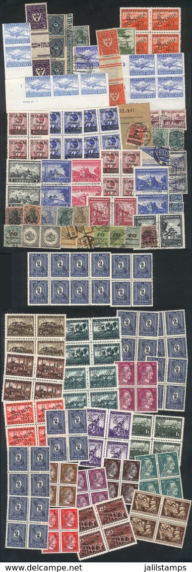 GERMANY: Interesting Lot Of Used Or Mint (they Can Be Without Gum) Stamps, Including Some Of German Occupations During W - Other & Unclassified
