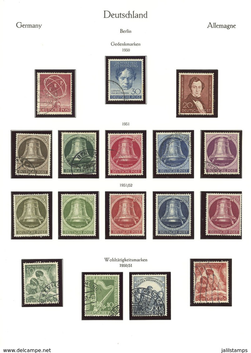 GERMANY - BERLIN: Collection In KA-BE Album With Issues From 1948 To 1990, Fairly Advanced (missing Few Values To Comple - Autres & Non Classés