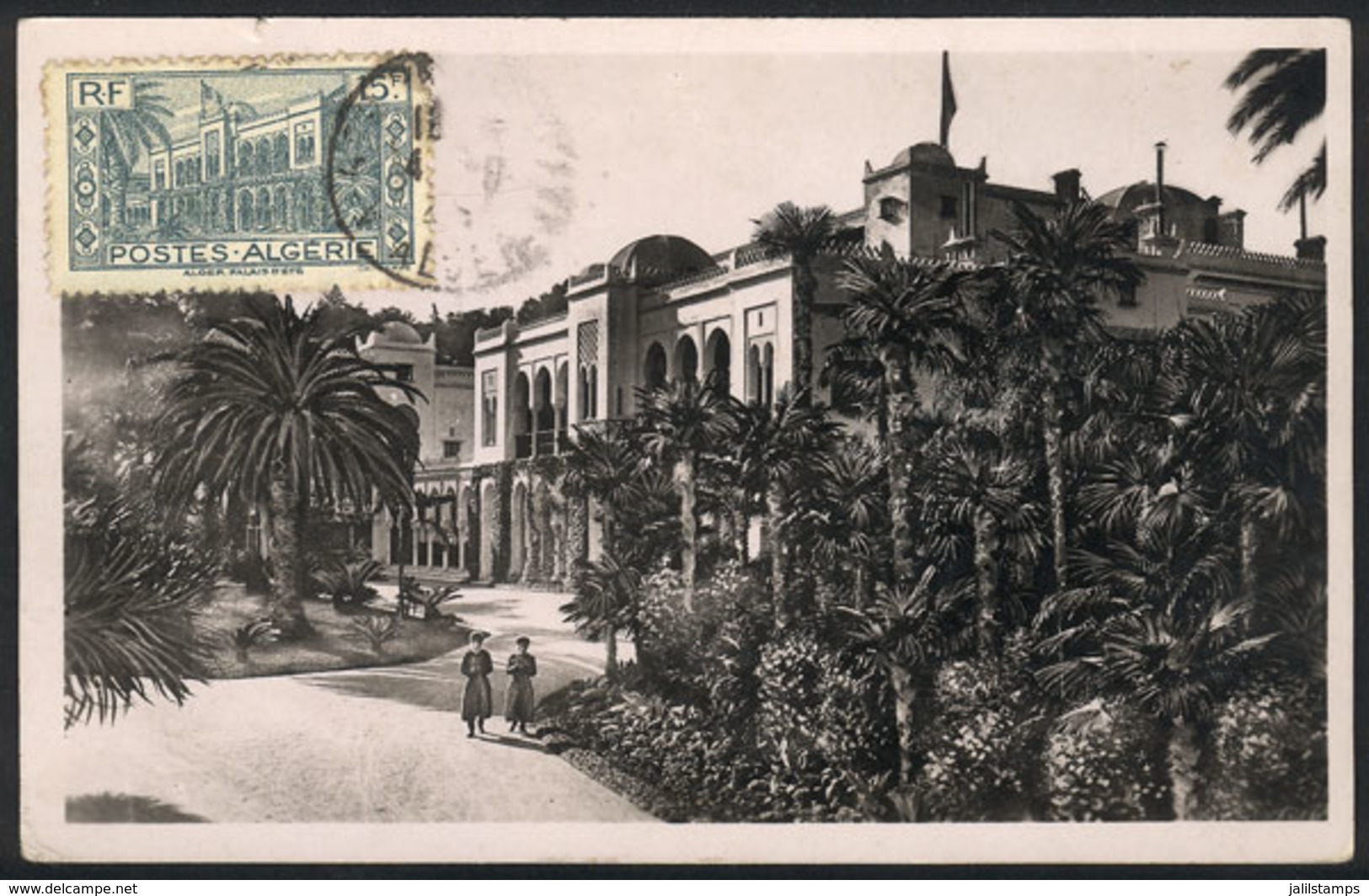 ALGERIA: Old Maximum Card: Summer Palace In Algiers, VF Quality - Cartoline Maximum