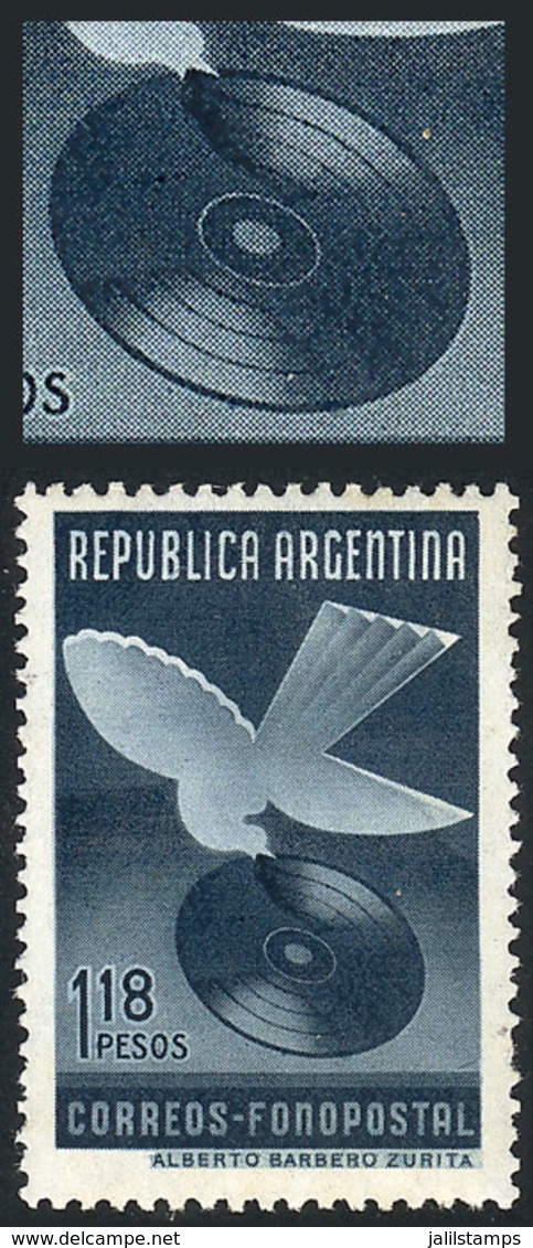 ARGENTINA: GJ.836, 1939 1.18P. Fonopost - Autres & Non Classés