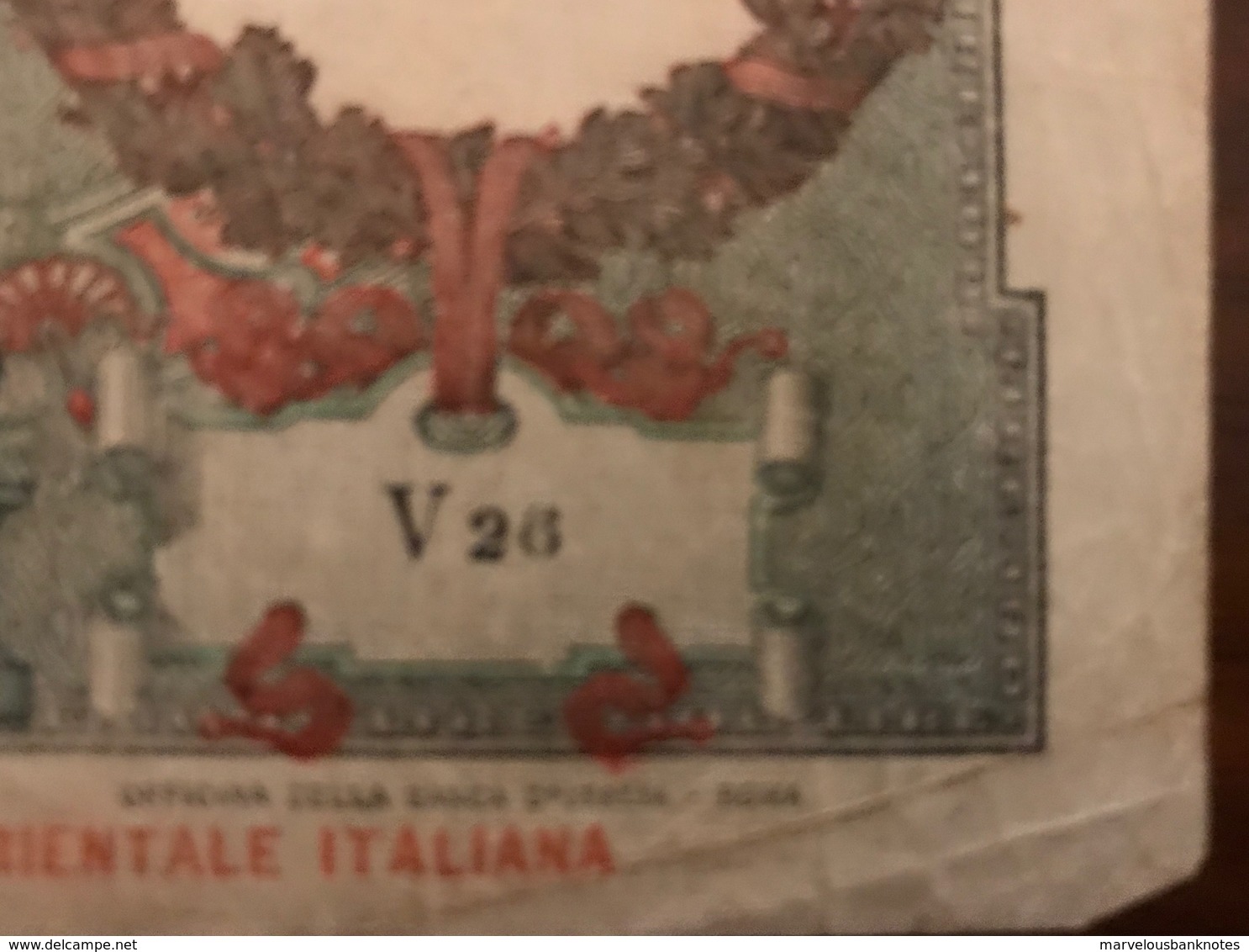 Rare 50 Lire 1938 Italian East Africa Special Edition - 50 Lire Serie Speciale Africa Orientale Italiana 1938 - Somalie