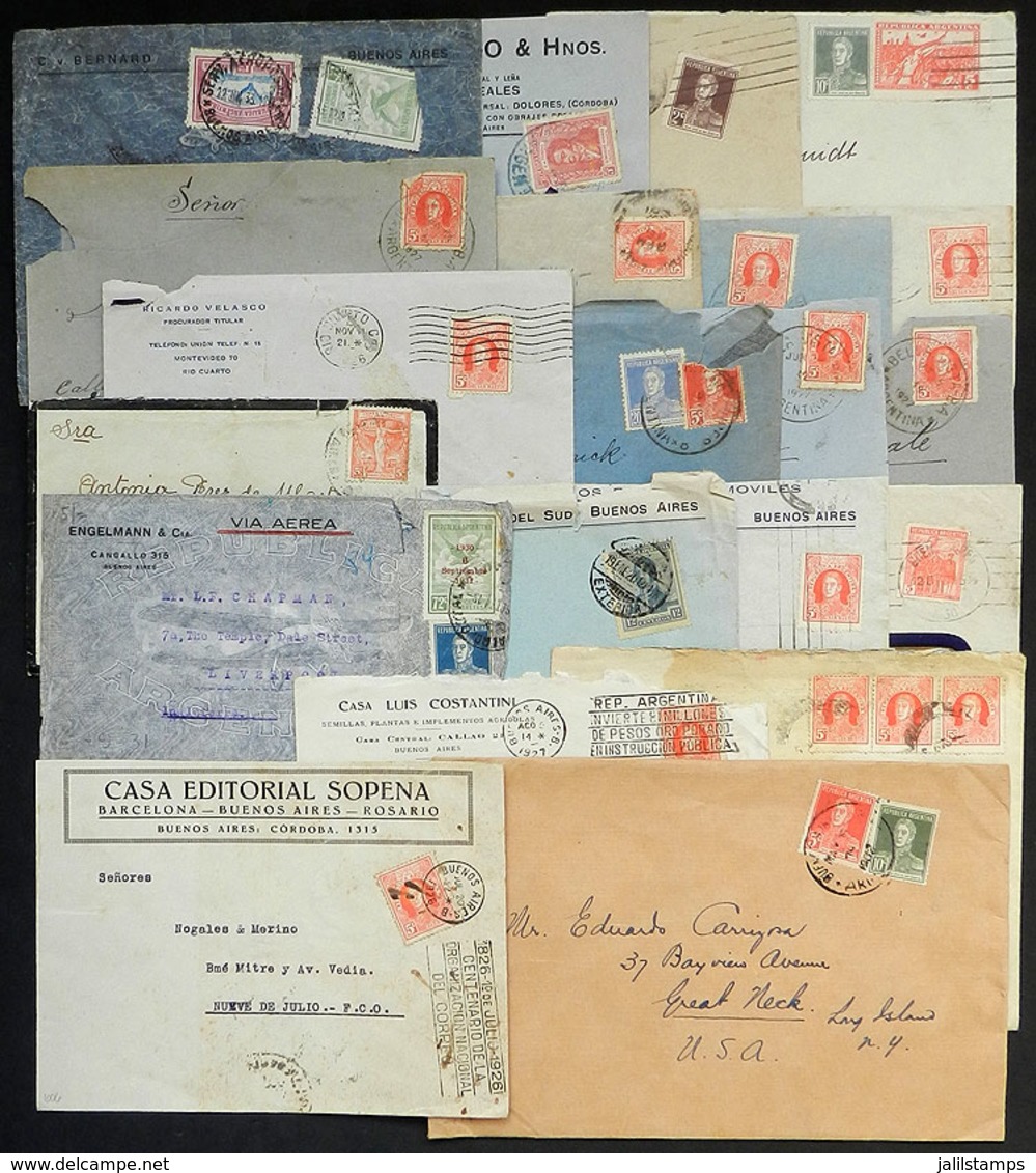 ARGENTINA: About 20 Old Covers, Mixed Quality (some With Defects), Low Start! - Autres & Non Classés