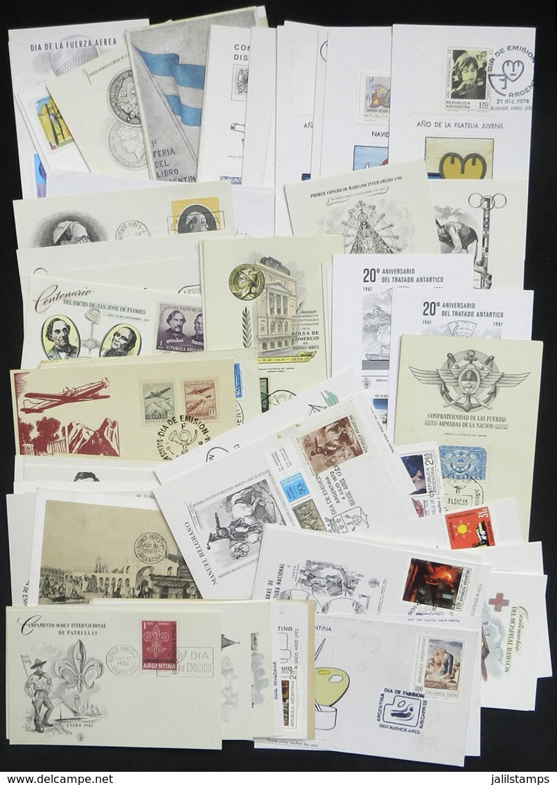 ARGENTINA: Approximately 100 First Day Cards, Very Thematic! - Collezioni & Lotti