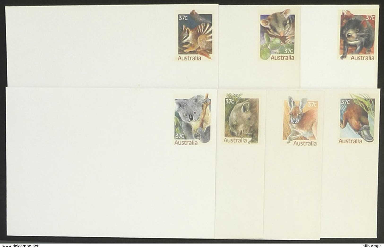 AUSTRALIA: 7 Modern Stationery Envelopes, Topic ANIMALS, All Different, VF Quality! - Other & Unclassified