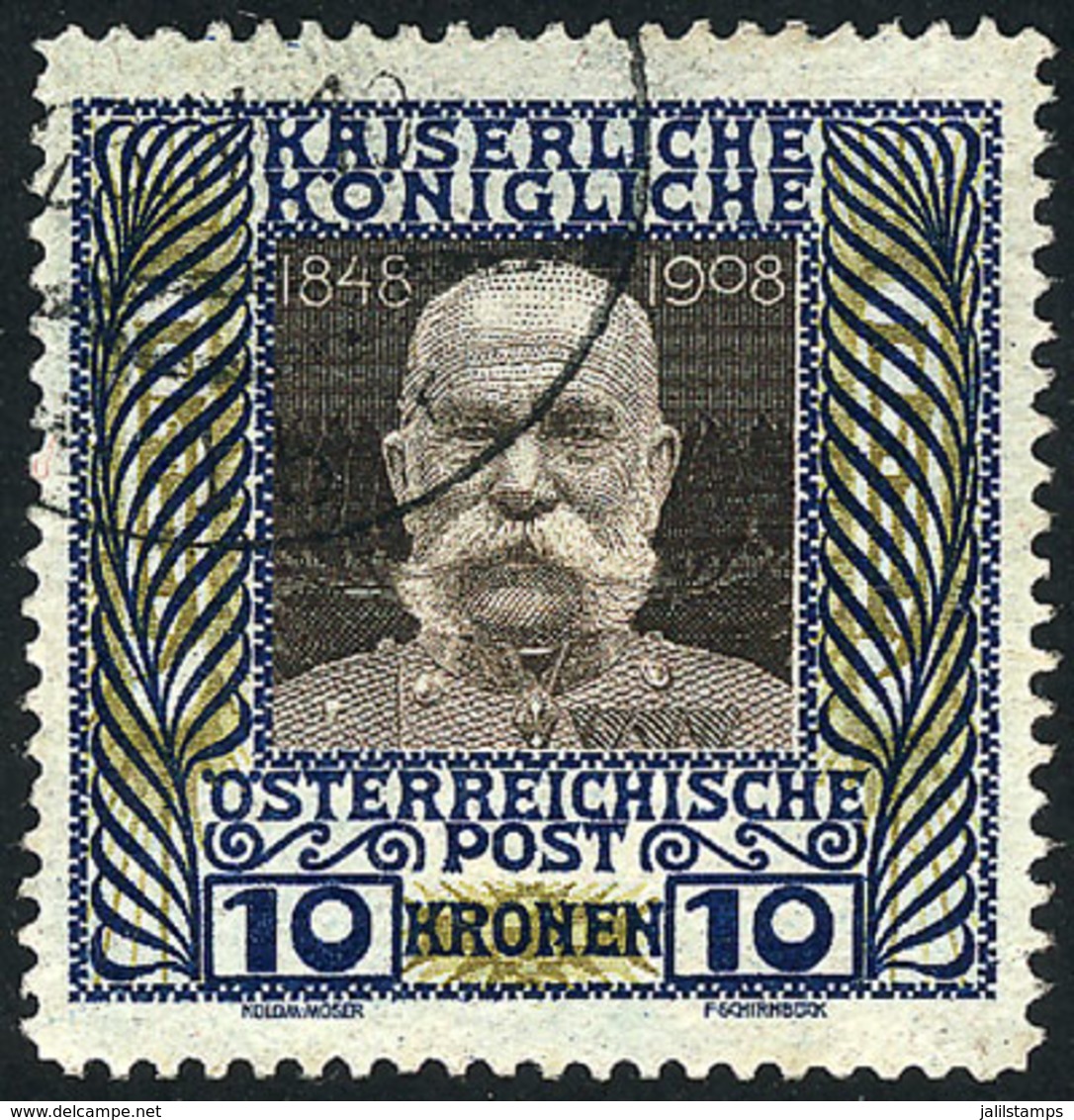 AUSTRIA: Sc.127, 1908/16 10Kr. Franz Josef, Used, VF Quality! - Other & Unclassified