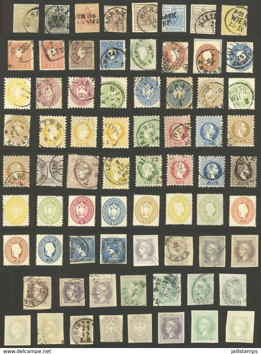 AUSTRIA: Valuable Group Of Classic And Old Stamps, The General Quality Is Very Fine To Excellent, Possibly Some Mint (un - Altri & Non Classificati