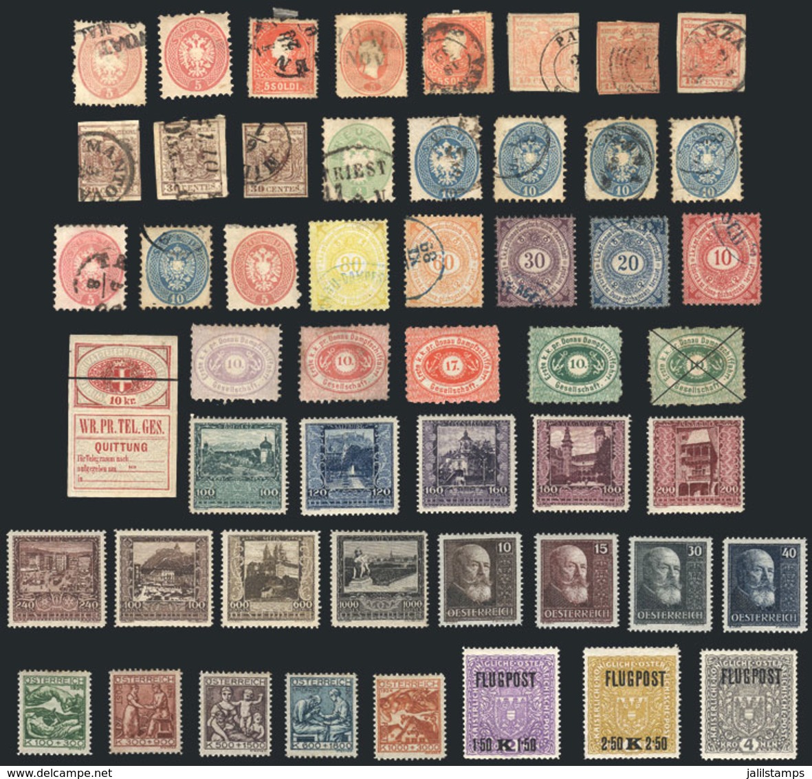 AUSTRIA: Envelope Containing Interesting Lot Of Old Stamps And Some More Modern Sets, The General Quality Is Fine To Ver - Sonstige & Ohne Zuordnung