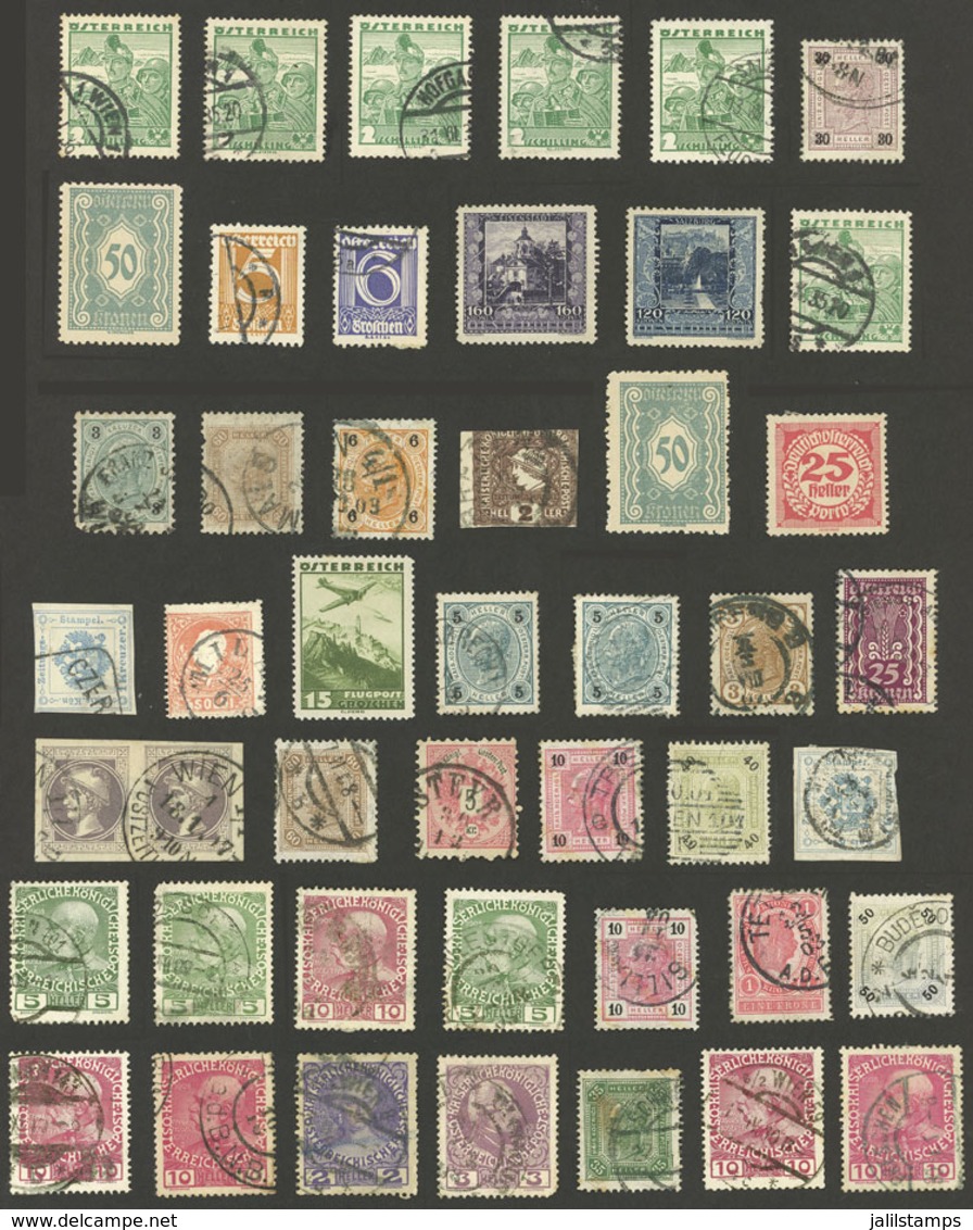 AUSTRIA: Group Of Varied Stamps, Fine General Quality, Very Interesting! - Autres & Non Classés