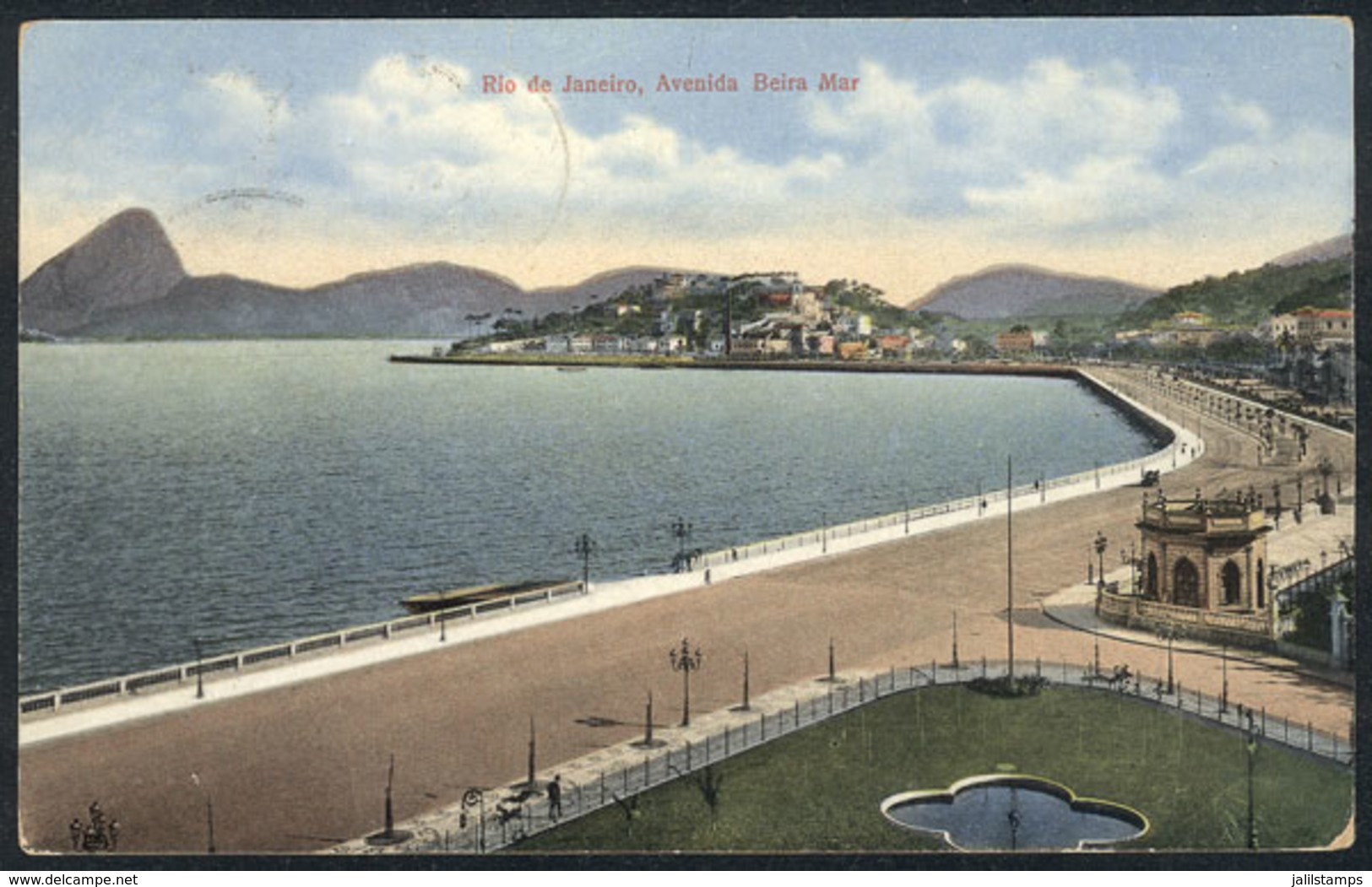 BRAZIL: Rio De Janeiro: Beira Mar Avenue, Used In 1912, Excellent! - Otros & Sin Clasificación