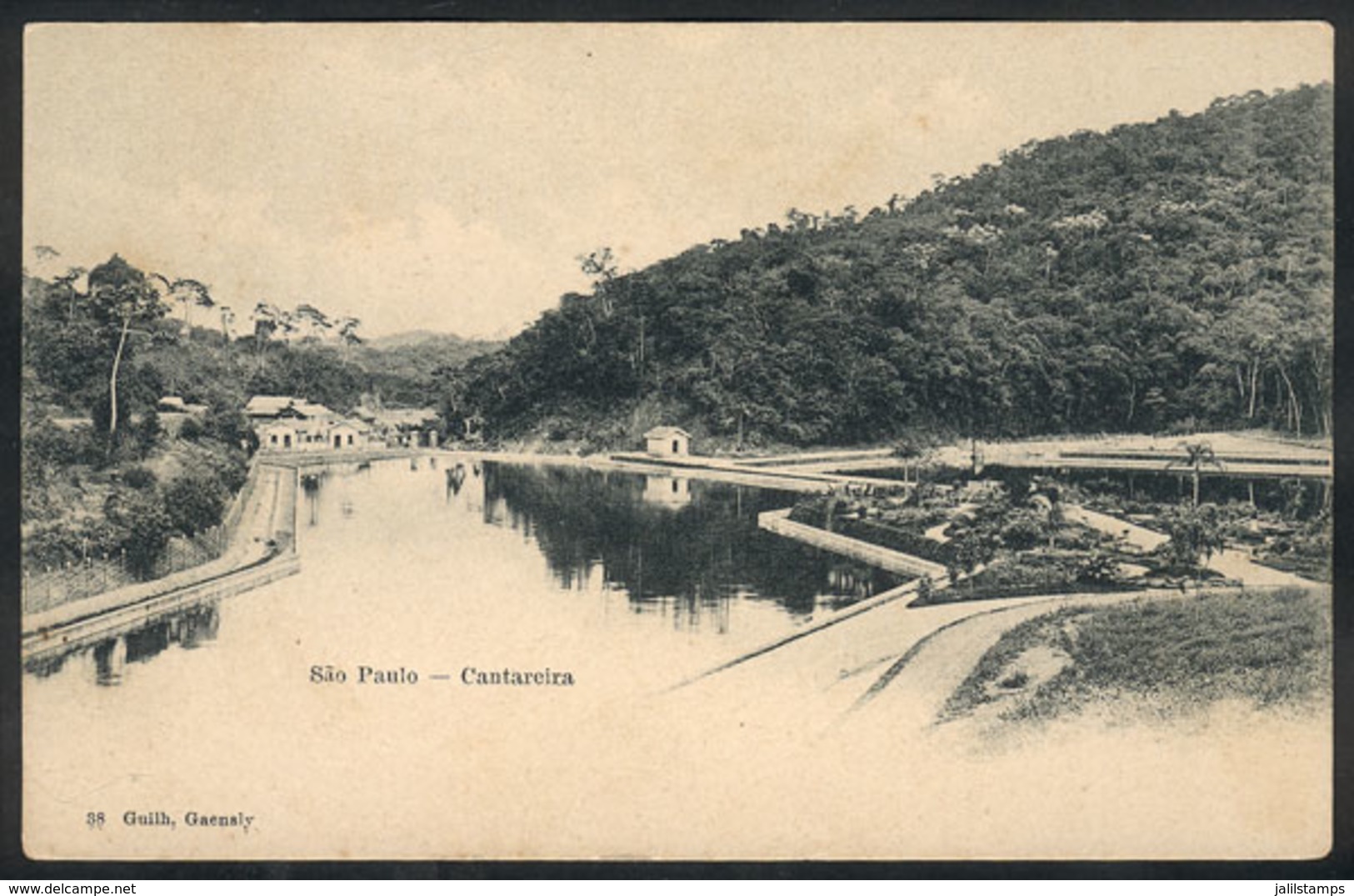BRAZIL: SAO PAULO: Cantareira, Editor Gaensly, Circa 1900, VF - Andere & Zonder Classificatie